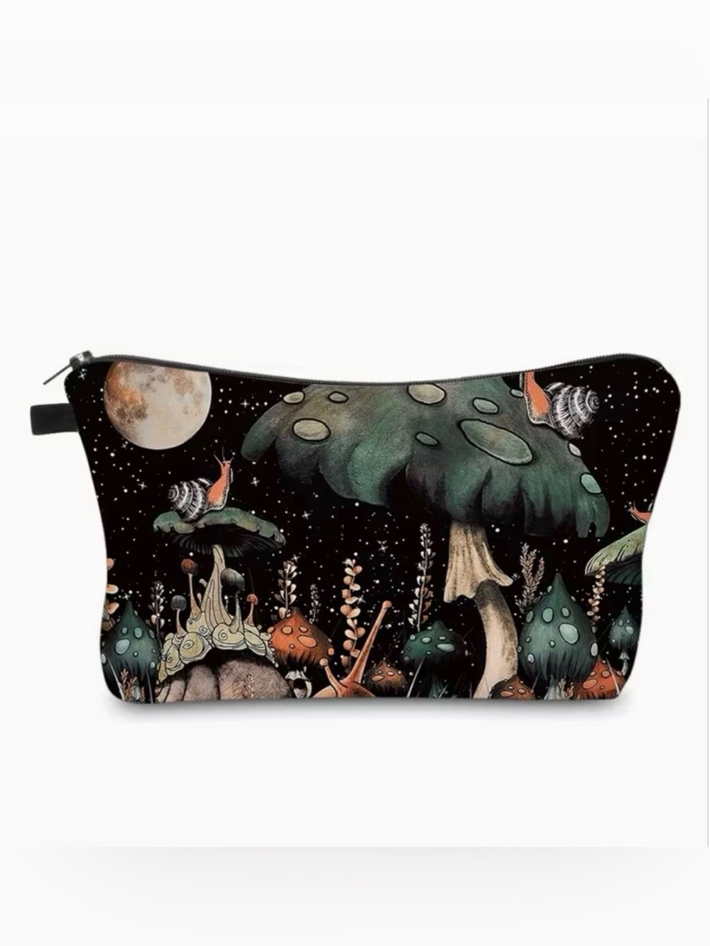 Starry Sky Mushroom Snail Pattern Small Cosmetic Bag Makeup Bag New